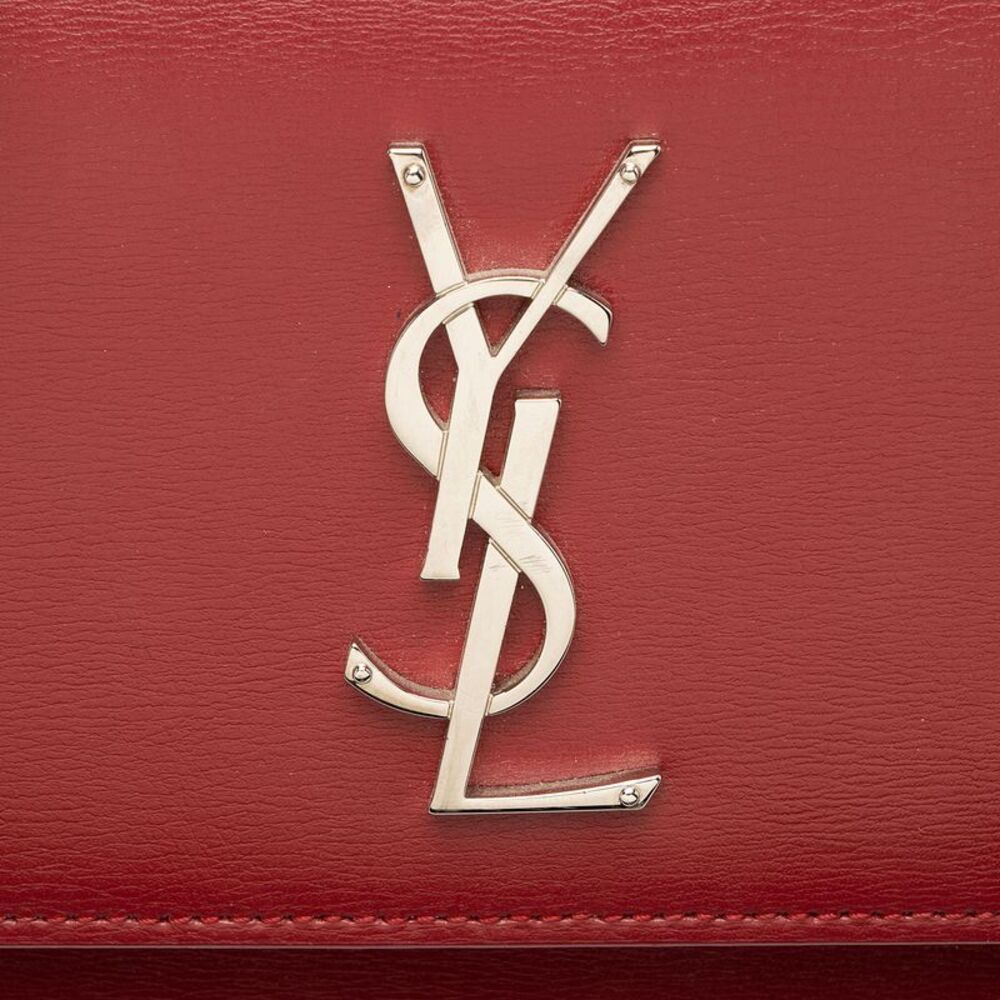 Saint Laurent Grained Calfskin Monogram Sunset Medium Shoulder Bag - Picture 10 of 16
